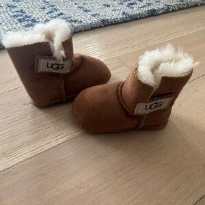 UGG Tan Kids Boots with Cream Lining